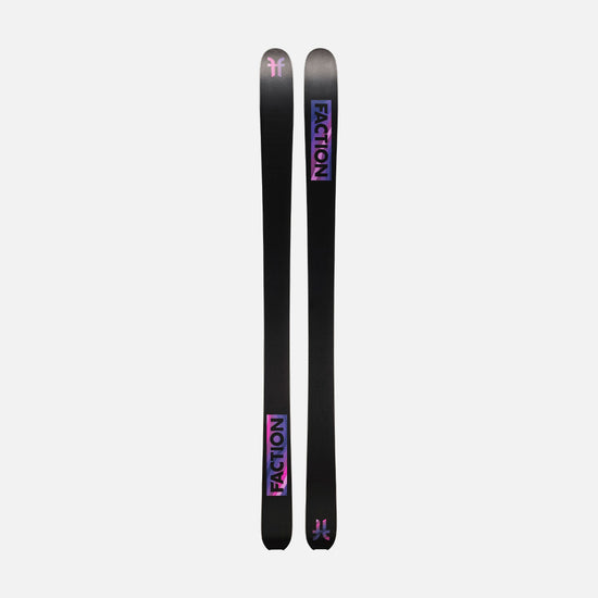 Bases of Black and purple Faction La Machine 1 touring ski