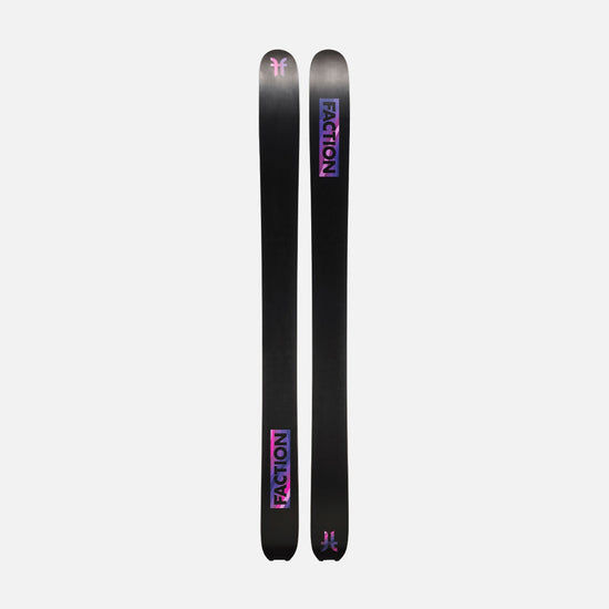 Bases of Black and purple Faction La Machine 5 touring ski