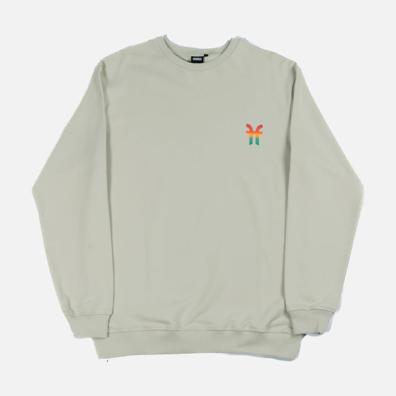 Faction Light Grey Outcast Crew Neck