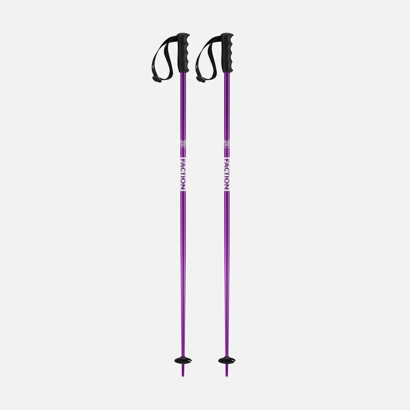 Purple Faction Skis Prodigy poles