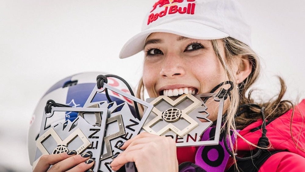EILEEN GU MAKES X GAMES HISTORY