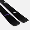 Close-up of Faction La Machine Grom, black touring ski.