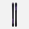 Bases of Faction La Machine Grom Pow, black limited edition ski on a grey background.