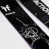 Close-up of Faction La Machine Grom Pow, black limited edition ski.