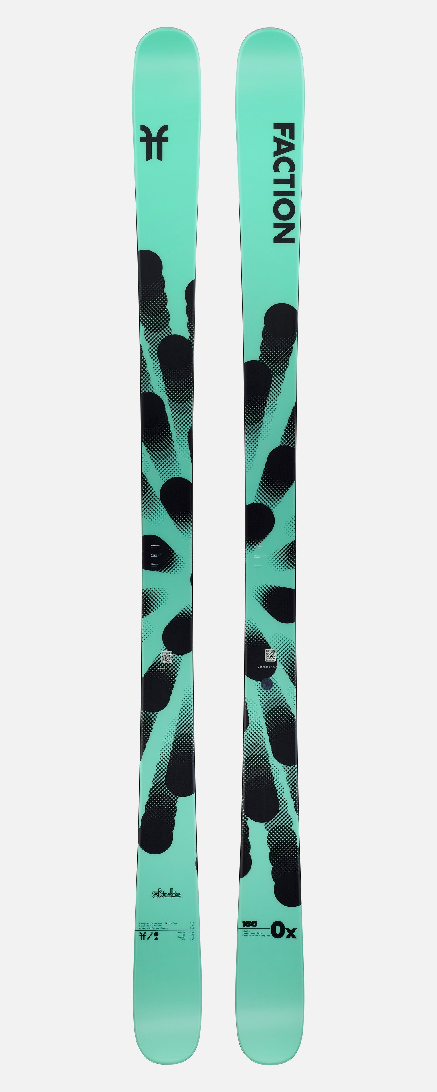 Faction Studio 0X | 2024 Twin-Tip Park Ski – Faction Skis JP