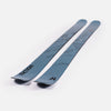 Close-up of Faction Agent 3, blue freeride ski.