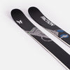 Close-up of Faction Prodigy 1, black and white all-mountain ski.