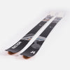 Close-up of Faction Prodigy 2, black and white all-mountain ski.