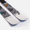 Close-up of Faction Prodigy 2, black and white all-mountain ski.