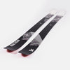 Close-up of Faction Prodigy 3, black and white all-mountain ski.