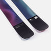 Close-up of Faction Studio 2, purple and blue all-mountain ski.