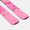Close-up of pink Faction Dancer 1 piste ski  