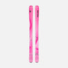 Topsheet of pink Faction Dancer 1 piste ski  