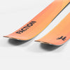 Bases of orange Dancer 3 Freeride and all-mountain ski