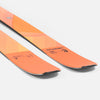 Close-up of orange Dancer 3 Freeride and all-mountain ski