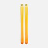 Bases of yellow Faction Dancer 4 Freeride and Powder skis