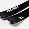 Close-up of Black and purple Faction La Machine 1 touring ski 