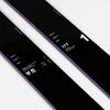 Close-up of Black and purple Faction La Machine 1 touring ski 