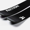 Close-up of Black and purple Faction La Machine 2 touring ski 