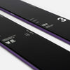 Close-up of Black and purple Faction La Machine 3 touring ski 