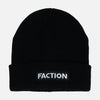 Faction Black Logo Beanie