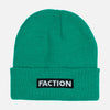 Faction Green Logo Beanie